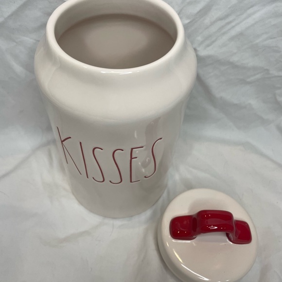 Rae Dunn Accents Rae Dunn Kisses Red Valentines Day Canister Poshmark